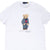 Vintage Polo Bear Ralph Lauren White Tee Shirt Size Large