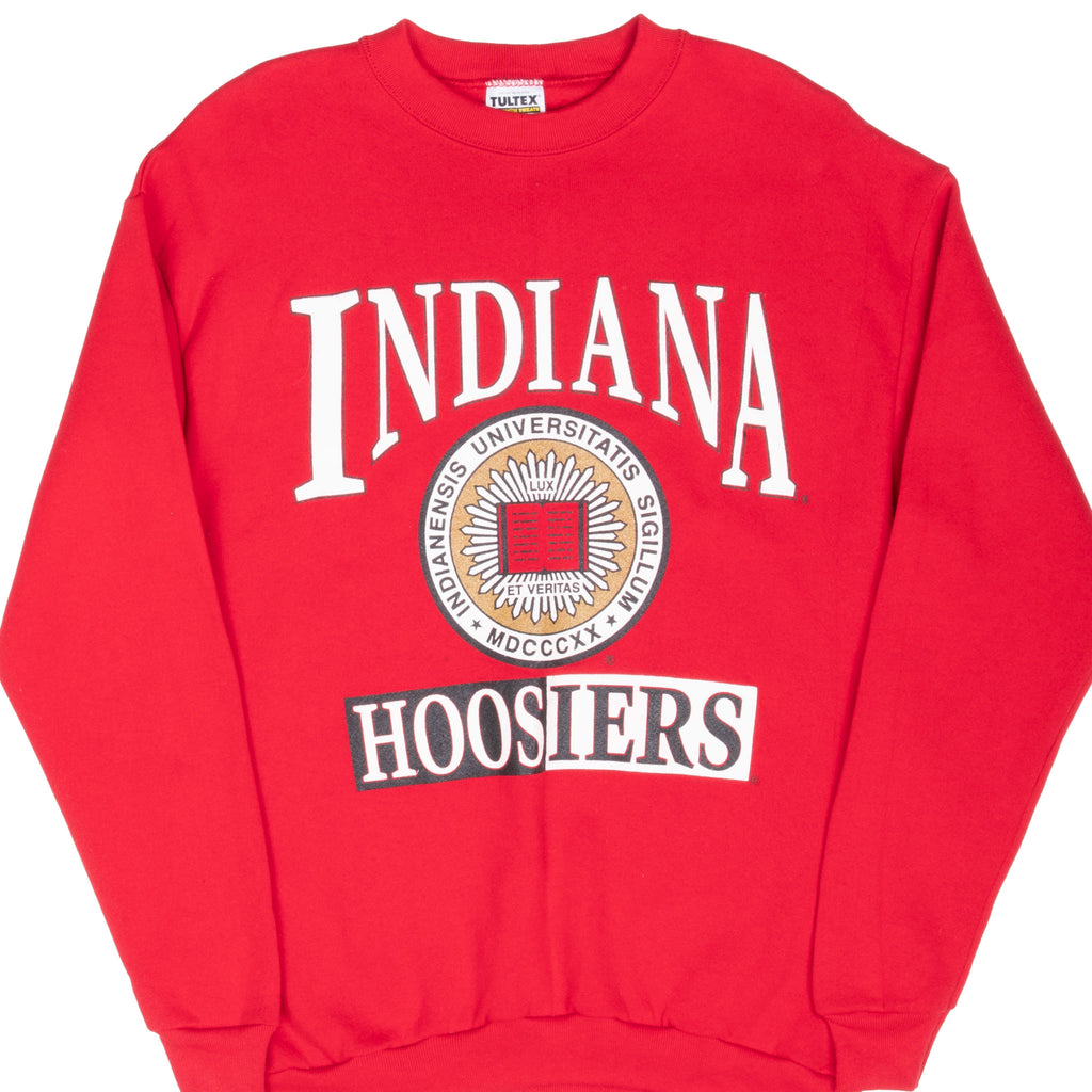 Vintage Ncaa Indiana Hoosiers Sweatshirt 1990S Size Medium Made In Usa