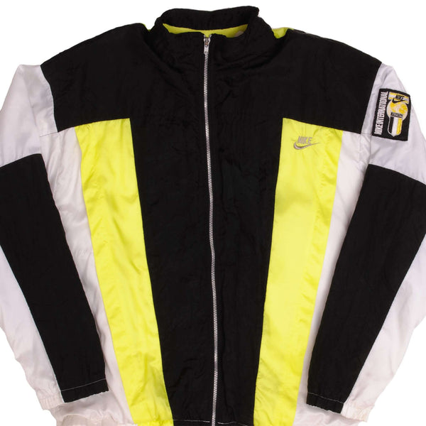 Vintage Nike International Neon Shell Jacket From 1990S Jacket Size Large 