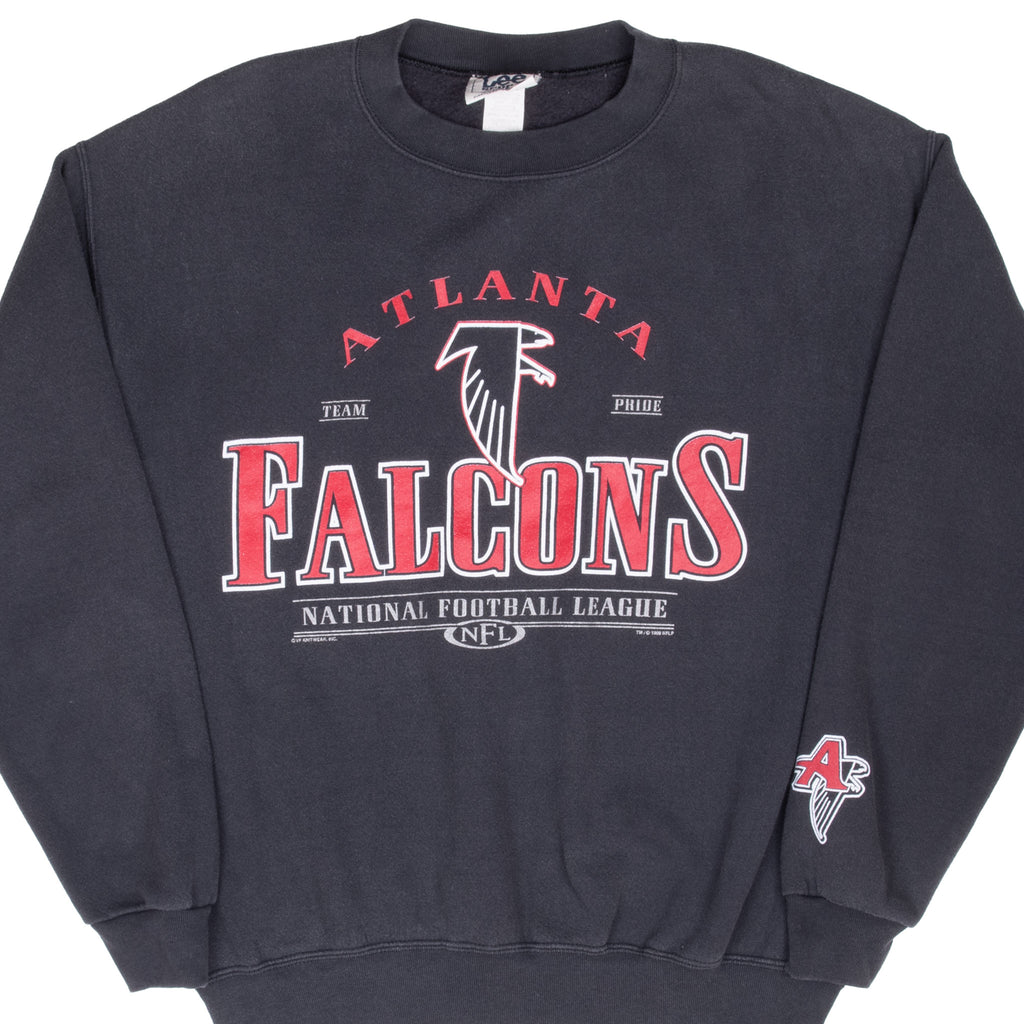 Vintage Nfl Atlanta Falcons 1998 Black Sweatshirt Size Medium