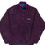 Vintage Patagonia 1990S Snap T Purple Fleece Pullover Size XS Made In Usa