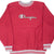 Vintage Champion Reverse Weave Red Embroidered Sweatshirt 1990S Size XL Made In USA