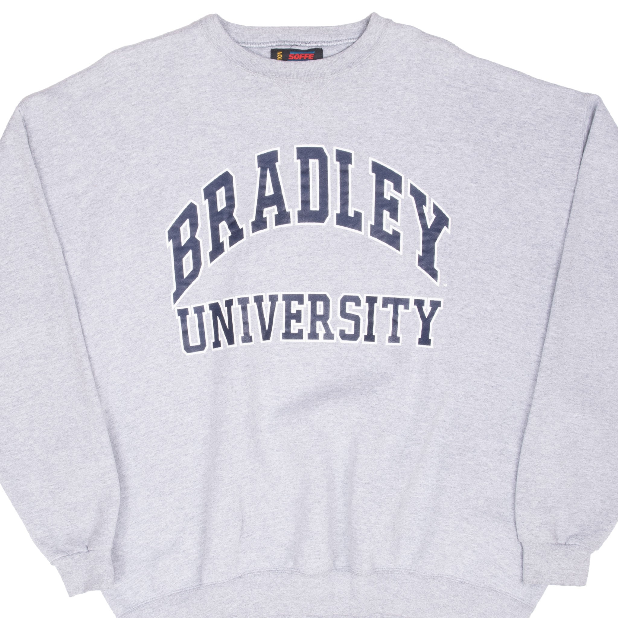 VINTAGE BRADLEY UNIVERSITY SWEATSHIRT 1990S SIZE 2XL MADE IN USA