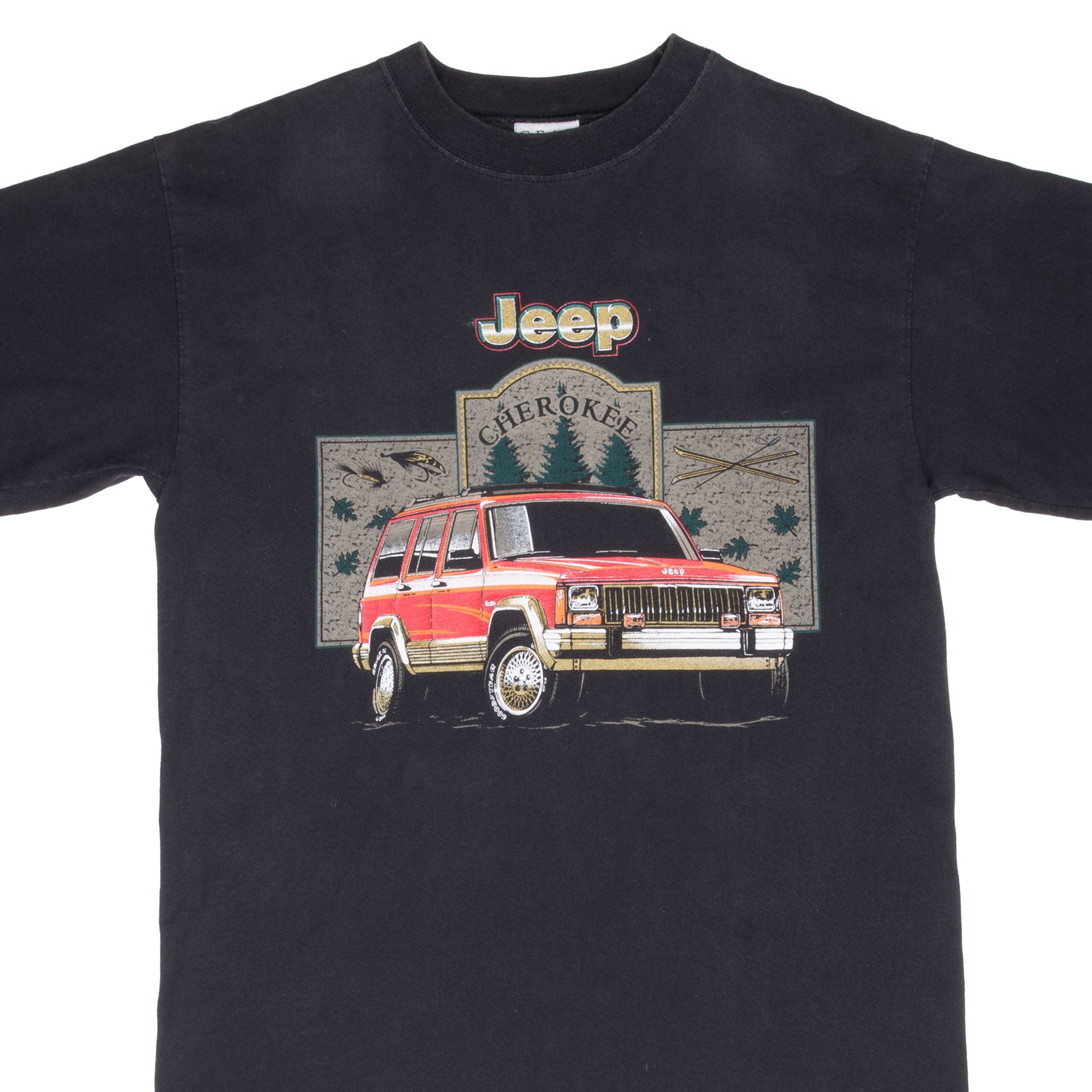 Vintage Jeep Cherokee 1990S Tee Shirt Size Medium Made In Usa