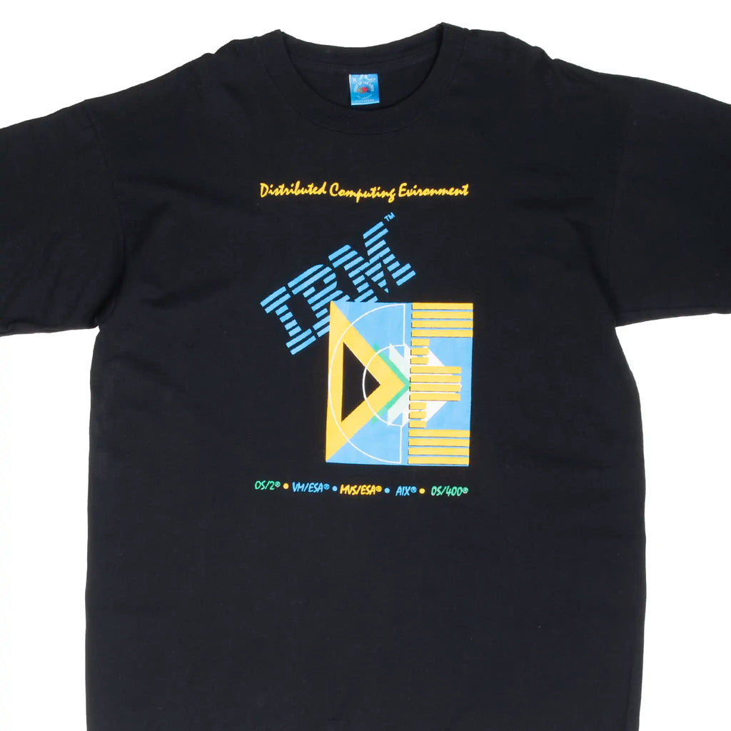 Vintage Ibm Distributed Computing Environment 1990S Tee Shirt Size XL Made In Usa With Single Stitch Sleeves