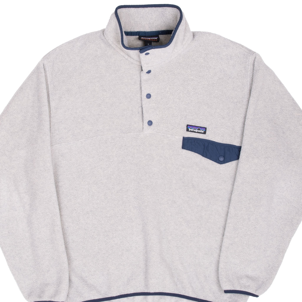 Vintage Original Patagonia Beige Oat Synchilla Snap T Fleece Pullover Size Medium

STY25580


