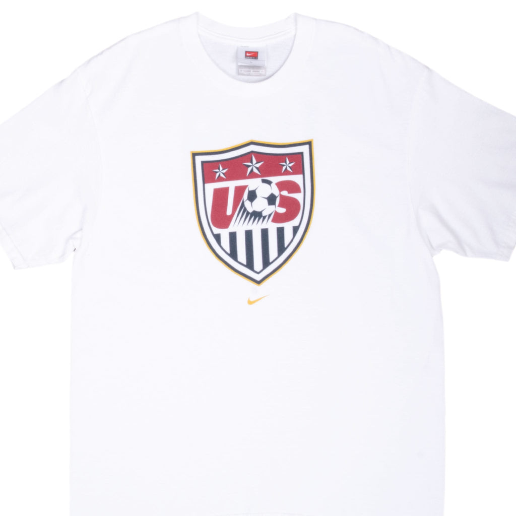 VINTAGE NIKE TEAM USA SOCCER TEE SHIRT 2000S SIZE LARGE