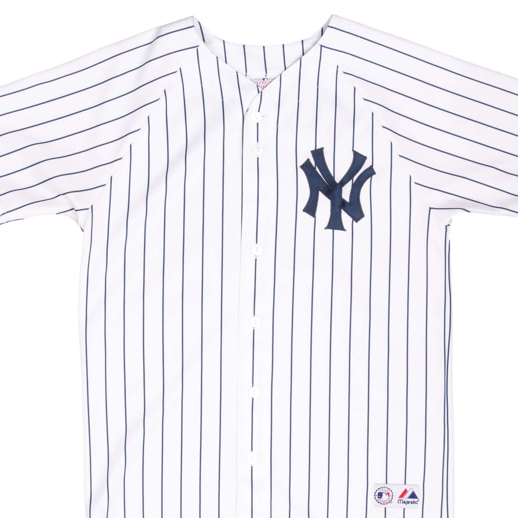 Vintage Mlb New York Yankees Rodriguez #13 Majestic Jersey 2000S Size Medium Made In Usa