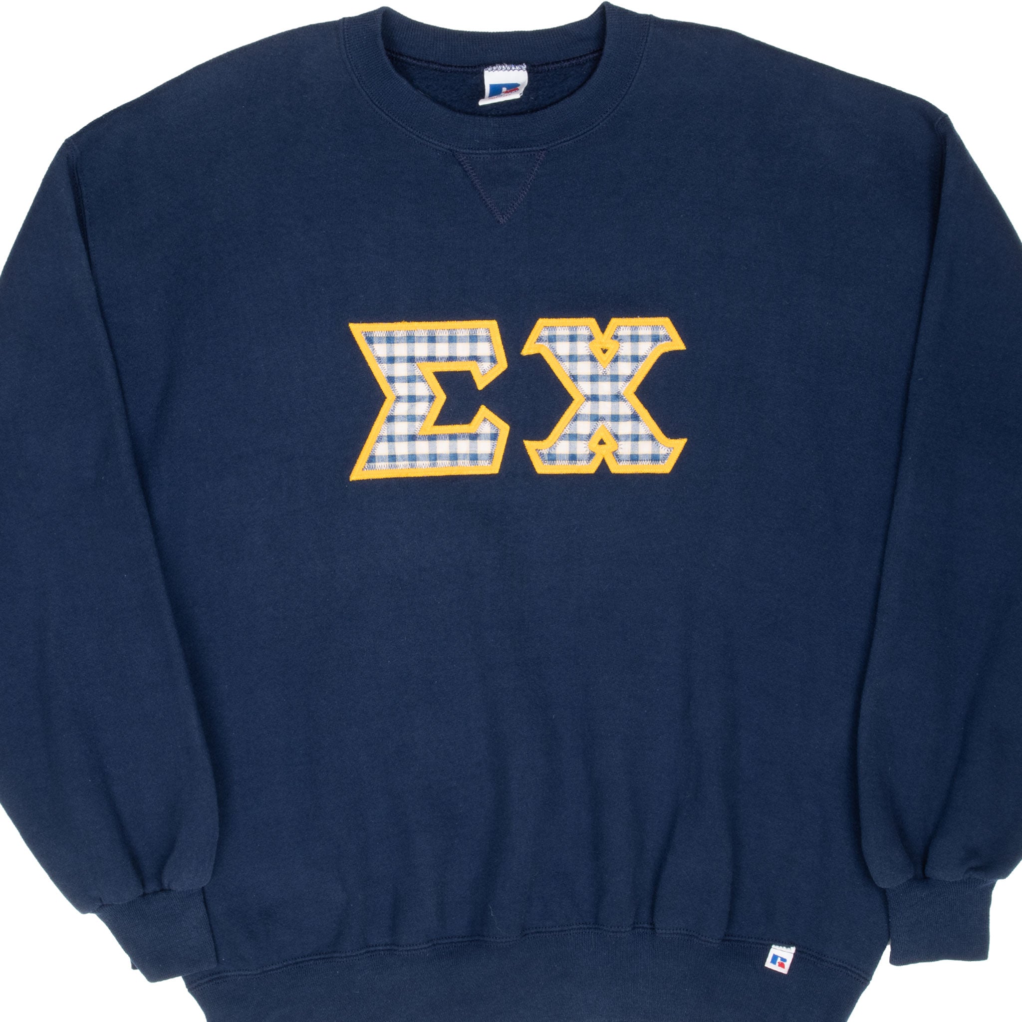 Vintage Epsilon Chi Russell Athletics Sweatshirt 1990S Size Xl Made In Usa