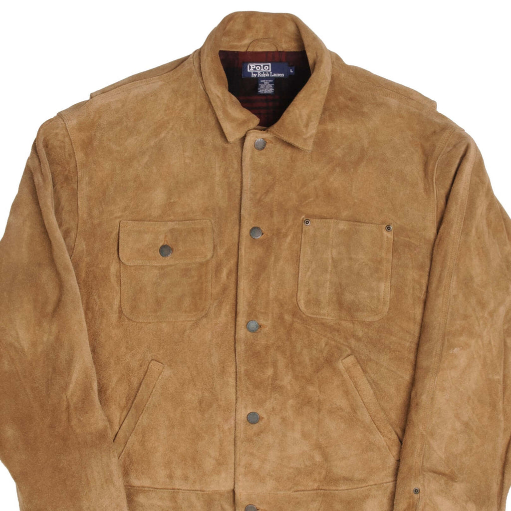 Vintage Polo Ralph Lauren Nubuck Jacket Size Large