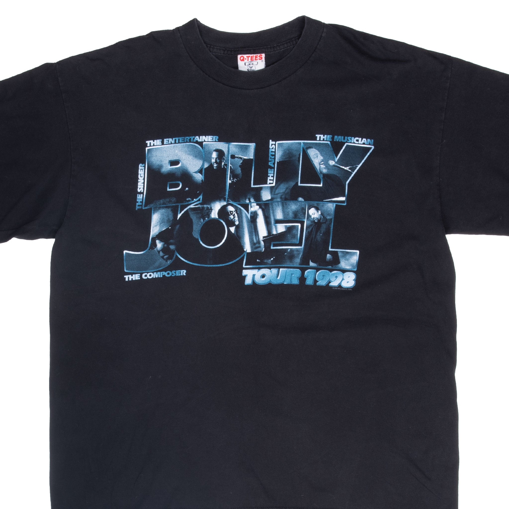 Vintage Billy Joel 1998 Tour Tee Shirt Size Xl Made In Usa