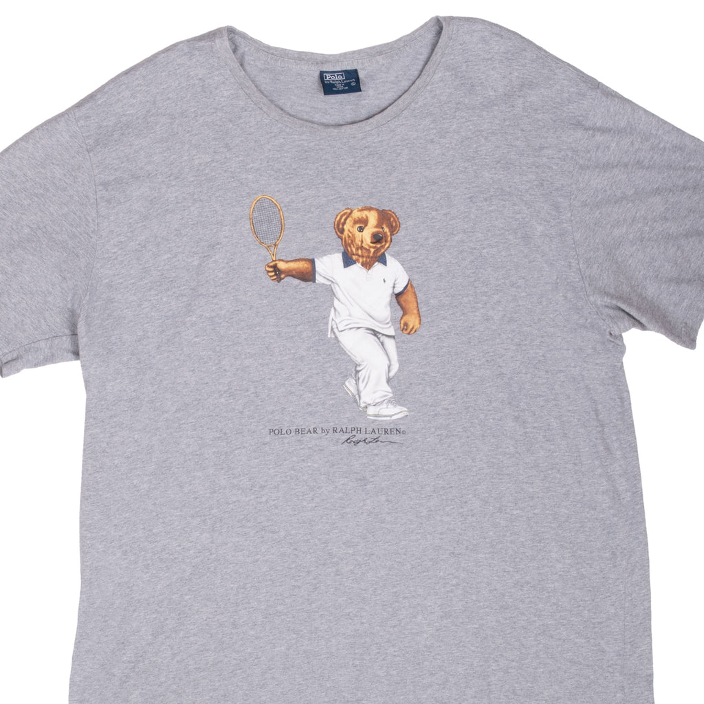 Vintage Polo Bear Ralph Lauren Tee Shirt 1990S Size XL