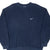 Vintage Nike Classic Swoosh Navy Blue Sweatshirt 1990S Size XL Made In USA
