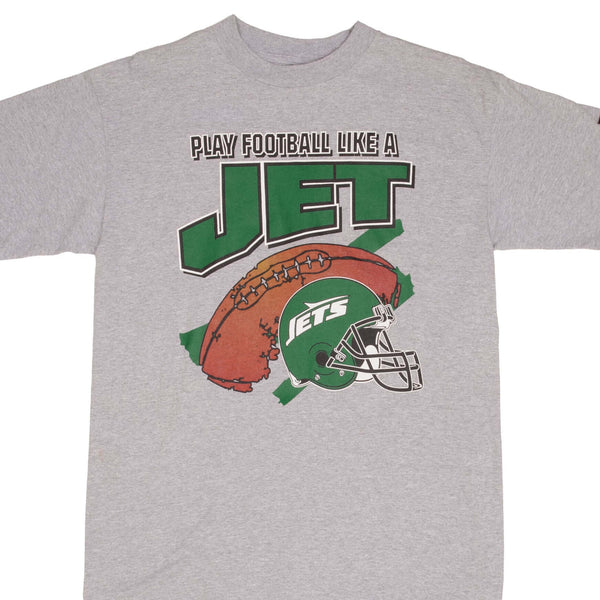 Vintage Nfl New York Jets Starter Training Camp 1997 Signed By James Farrior Tee Shirt Size Medium Made Usa