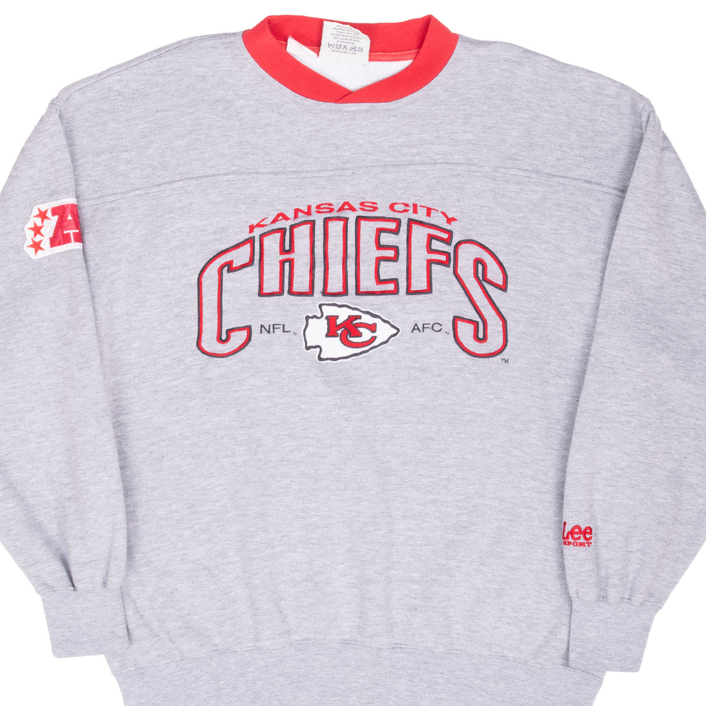 Vintage Nfl Kansas City Chiefs Embroidered 1990S Sweatshirt Size Large