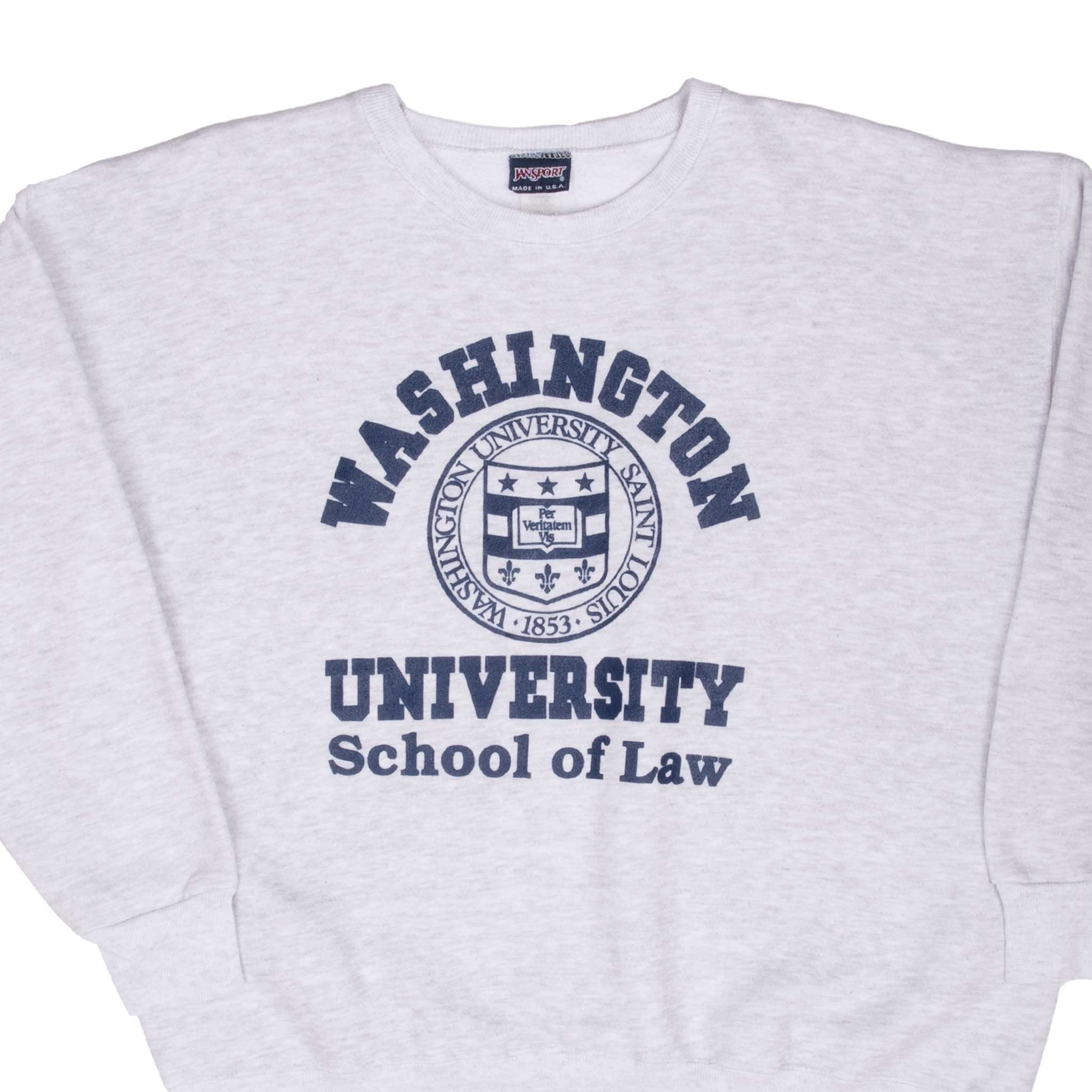 Vintage University Of Washington Law School Sweatshirt 1990S Size 2XL Made In USA