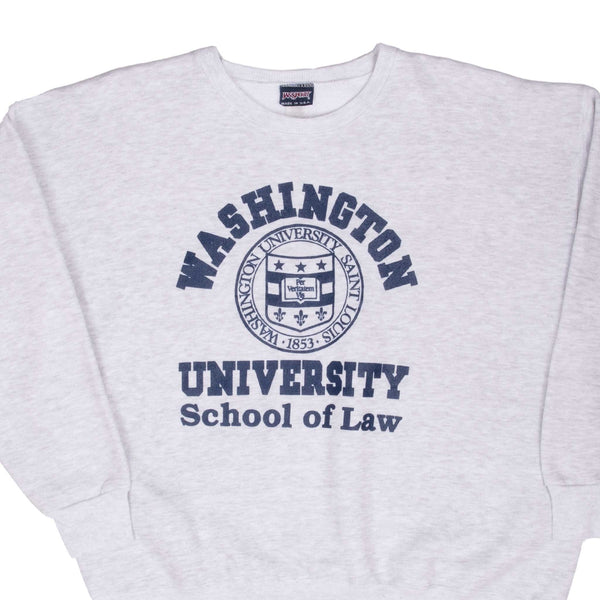 Vintage University Of Washington Law School Sweatshirt 1990S Size 2XL Made In USA