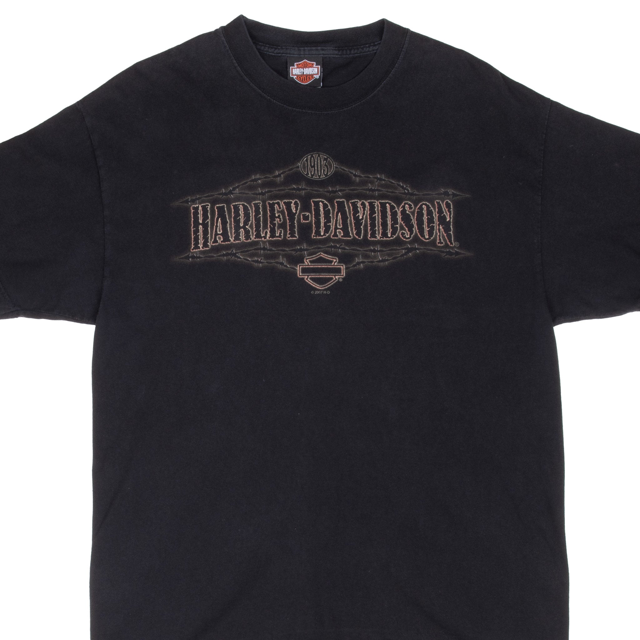Vintage Harley Davidson High Mile Tee Shirt 2007 Size Large Made In Usa