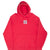 Vintage Nike Center Swoosh Athletics Red Hoodie 1990S Size XL Made In Usa