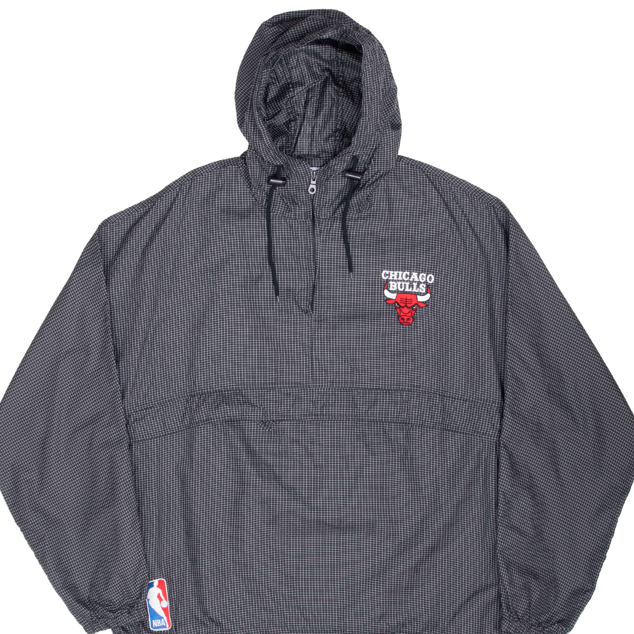 Vintage Nba Chicago Bulls Pullover Windbreaker Jacket 1990S Size Large