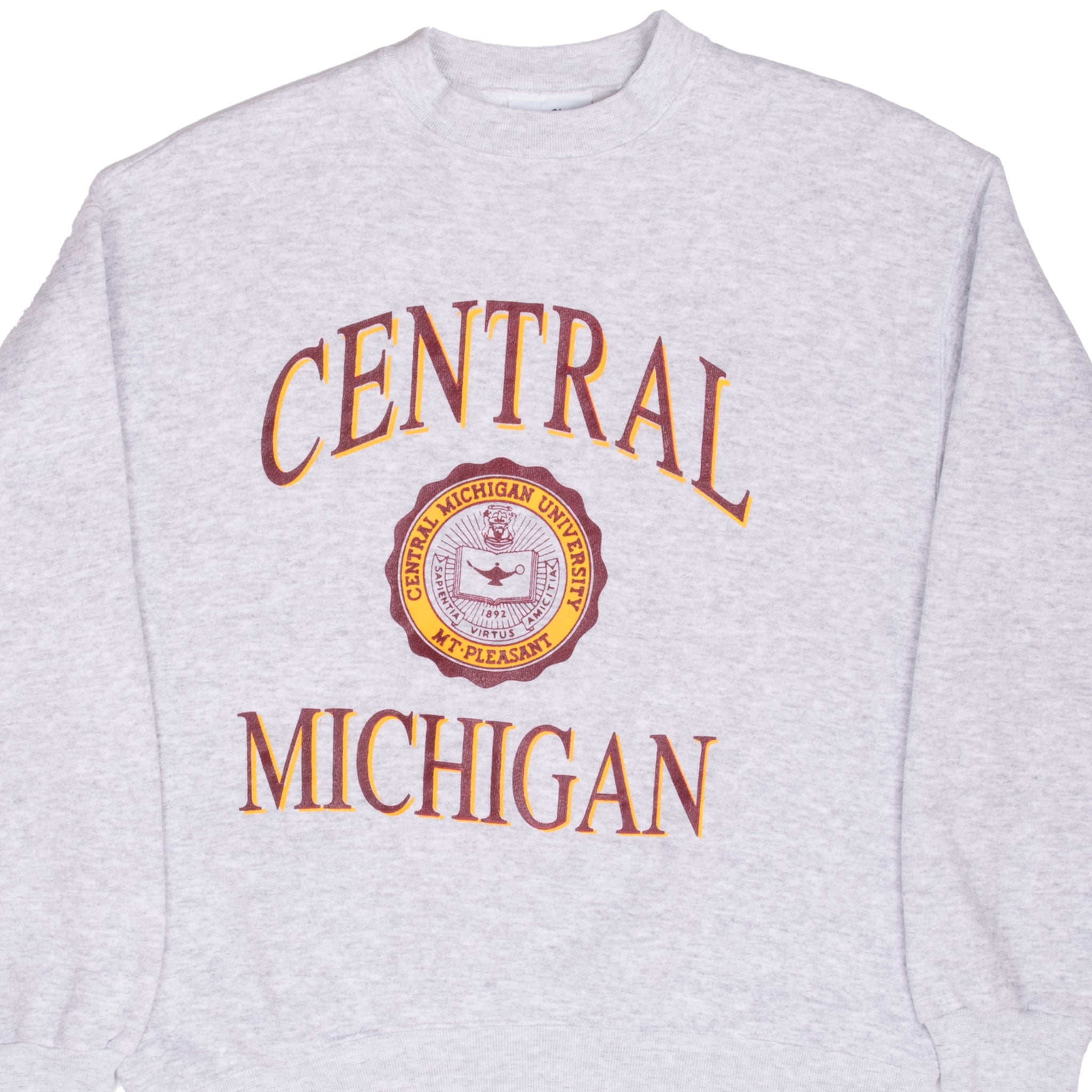 Vintage Ncaa Central Michigan University 1990S Sweatshirt Size Large Made In Usa