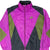VINTAGE NIKE SWOOSH PURPLE GREEN WINDBREAKER JACKET LATE 1980S SMALL