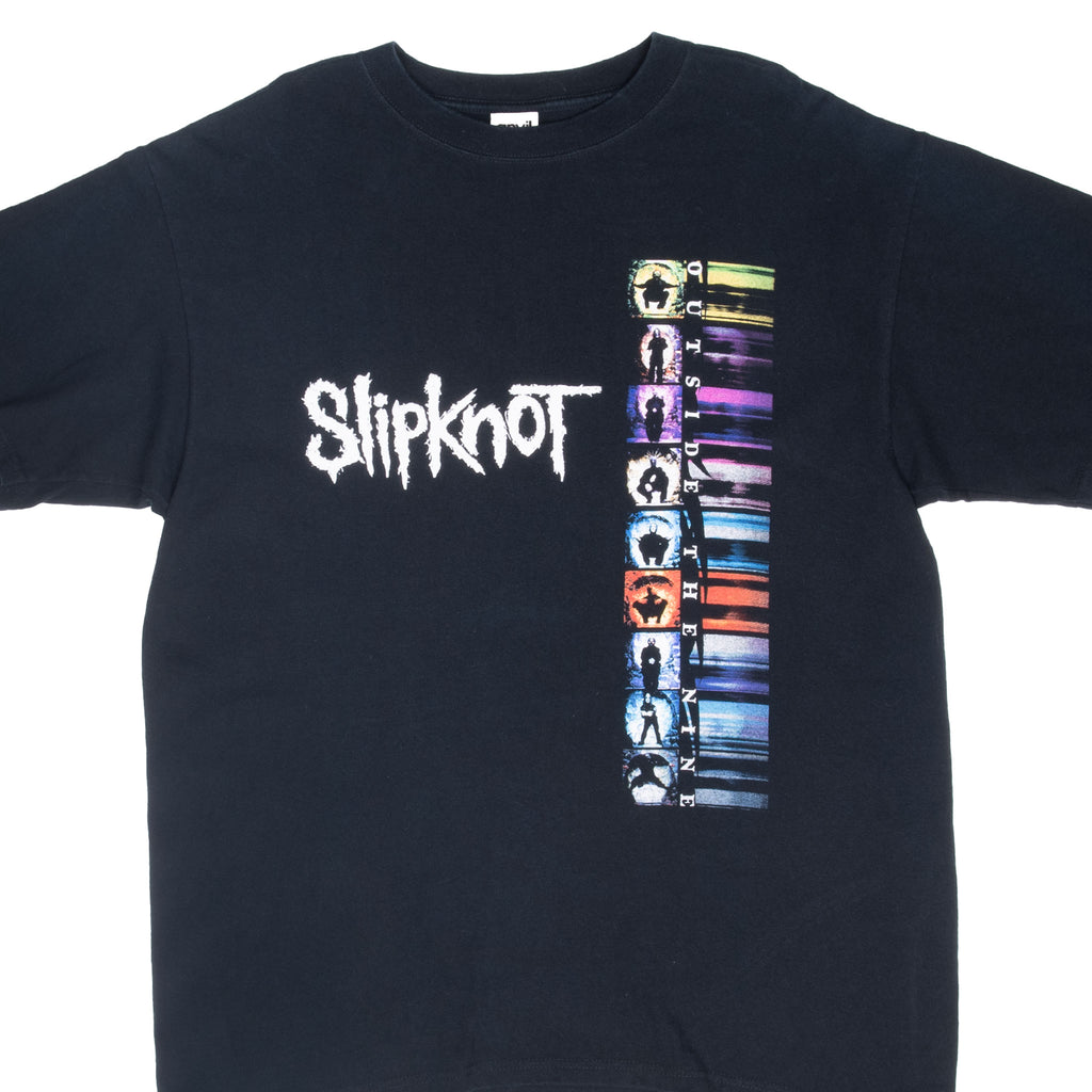 Vintage Slipknot Outside The Nine 2000S Tee Shirt Size Large