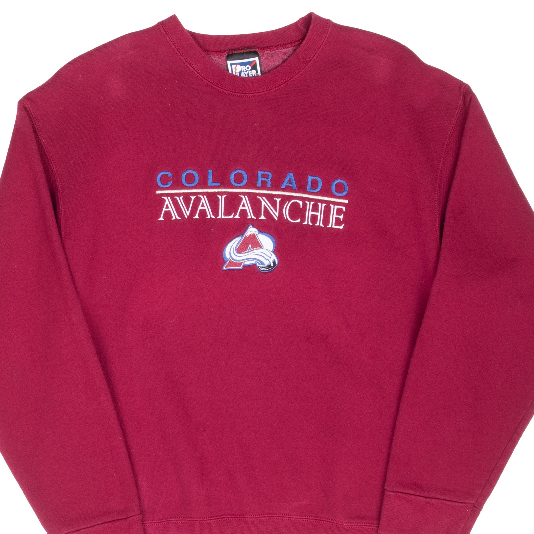 Vintage Nhl Colorado Avalanche Embroidered Sweatshirt 1990S Size Large