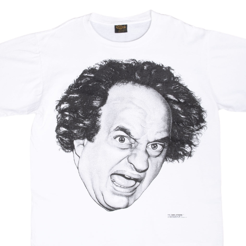Vintage The Three Stooges 1993 Tee Shirt Size Xl Made In Usa With Single Stitch Sleeves