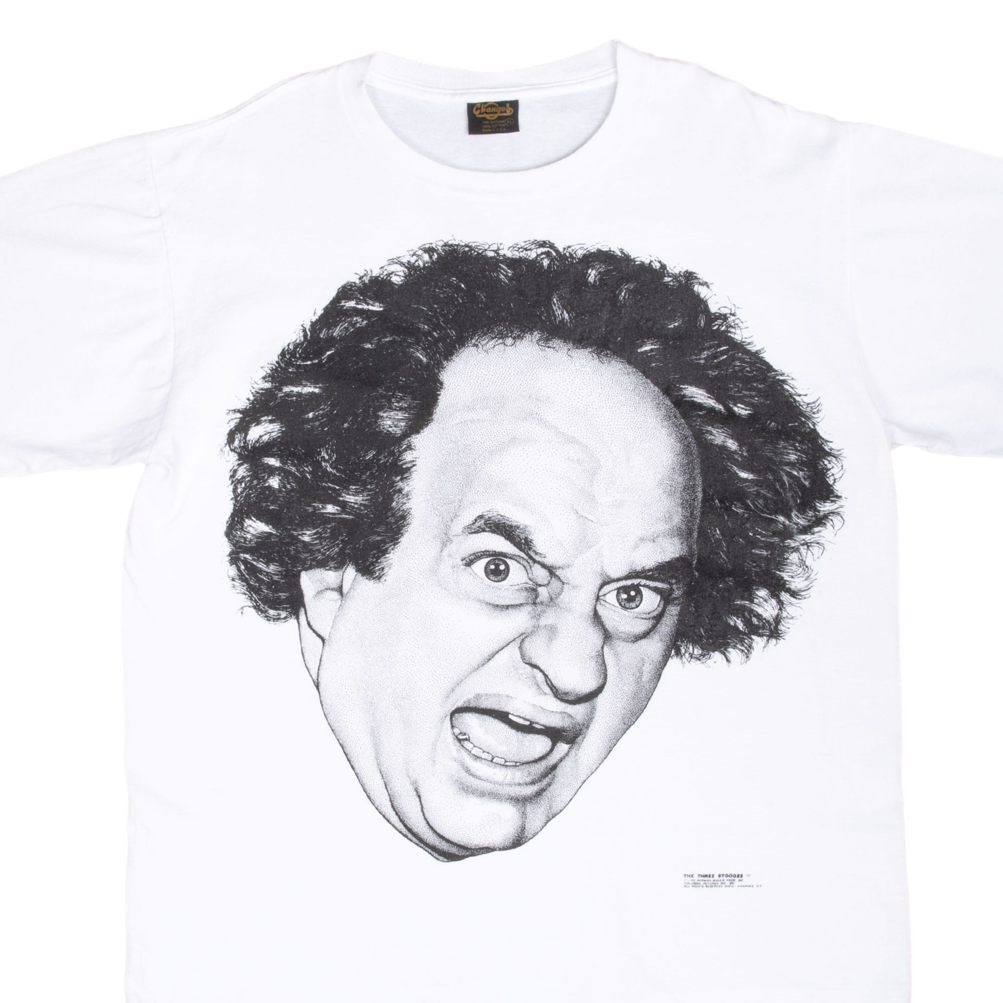 Vintage The Three Stooges 1993 Tee Shirt Size Xl Made In Usa With Single Stitch Sleeves