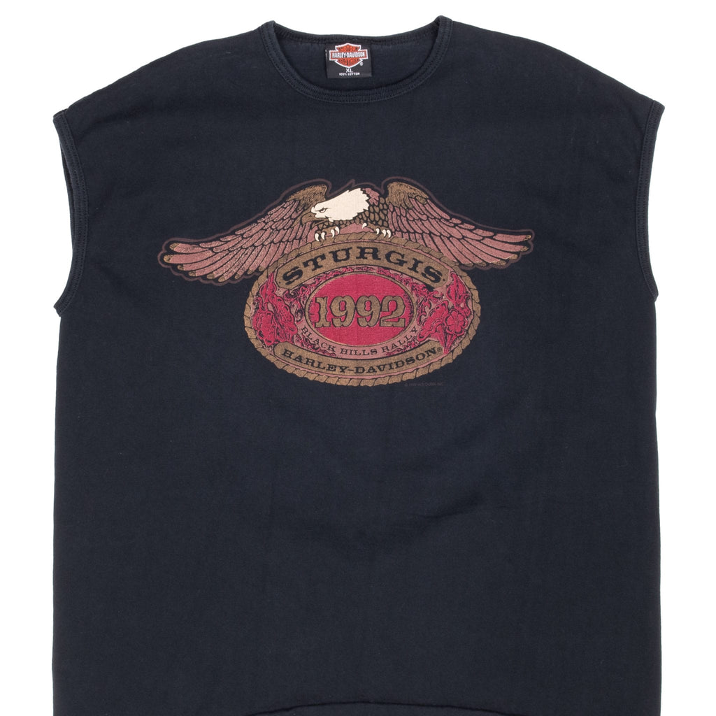 VINTAGE HARLEY DAVIDSON 1992 STURGIS LOS ANGELES TANK TOP TEE SHIRT XL MADE USA