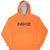 Vintage Nike Spellout Orange Hoodie Sweatshirt 2000S Size 2XL