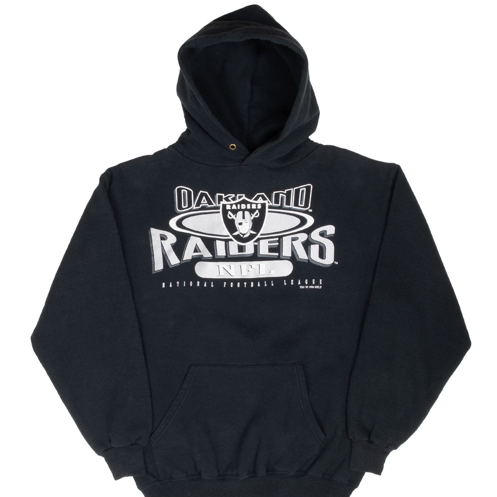 Vintage Nfl Oakland Raiders 1996 Hoodie Sweatshirt Size Medium