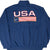 VINTAGE NIKE TEAM USA CLASSIC SWOOSH NAVY BLUE WINDBREAKER JACKET 1990S XL