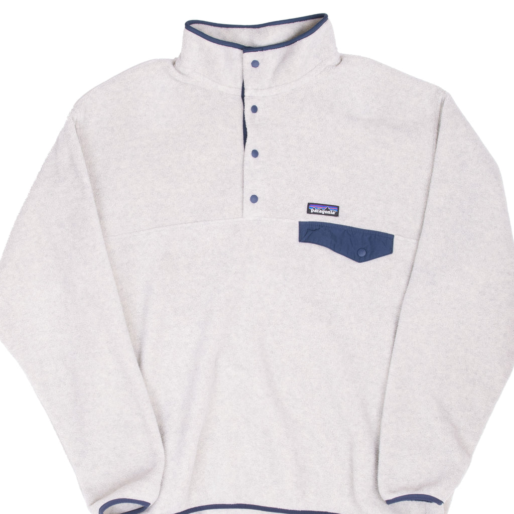 Vintage Patagonia Snap T Aztek Beige Pullover Fleece Jacket 2000S Size XL