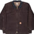 VINTAGE CARHARTT DARK BROWN SANDSTONE RIDGE COAT SHERPA JACKET C61DKB 2XL
