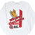 Front of white Winston Cup Series sweatshirt with eagle and Atlanta Motor Speedway graphic