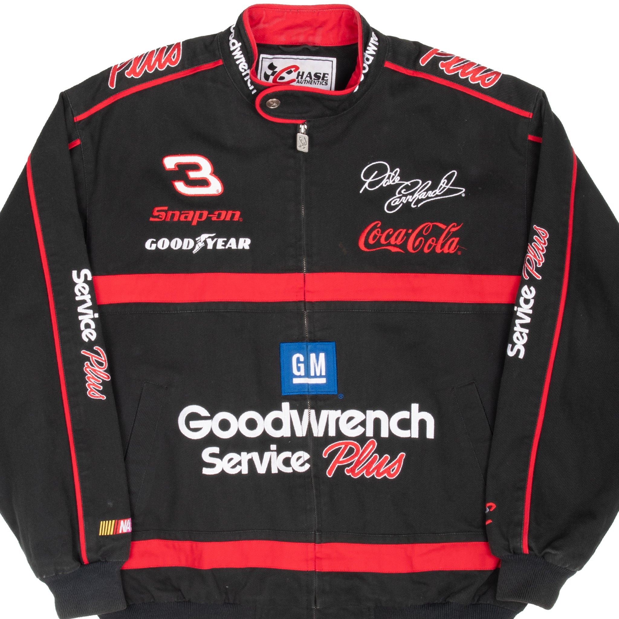 Vintage Nascar Dale Earnhardt Goodwrench Coca Cola Racing Jacket 1990S Size Medium