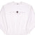 Vintage Nike Town Las Vegas Center Swoosh White Sweatshirt 1990S Size Small