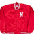 Vintage Ncaa Nebraska Satin Chalk Line Bomber Jacket 1990S Size XL