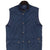 Vintage Polo Ralph Lauren Blue Quilted Vest Jacket Size Large