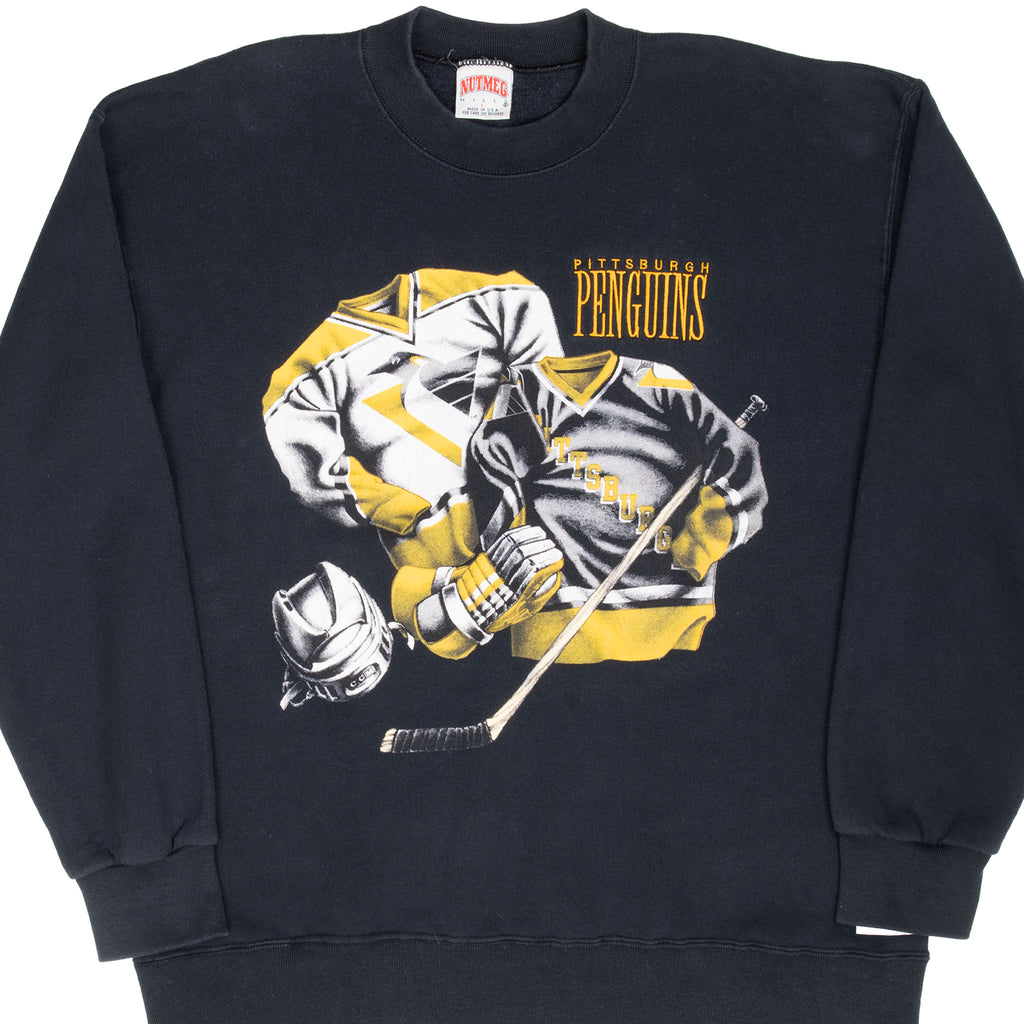Vintage Nhl Pittsburgh Penguins Hockey League 1990S Sweatshirt Size Large Made In Usa