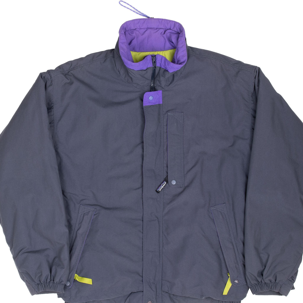 VINTAGE PATAGONIA DARK GREY ALPINE JACKET 1990S SIZE MEDIUM