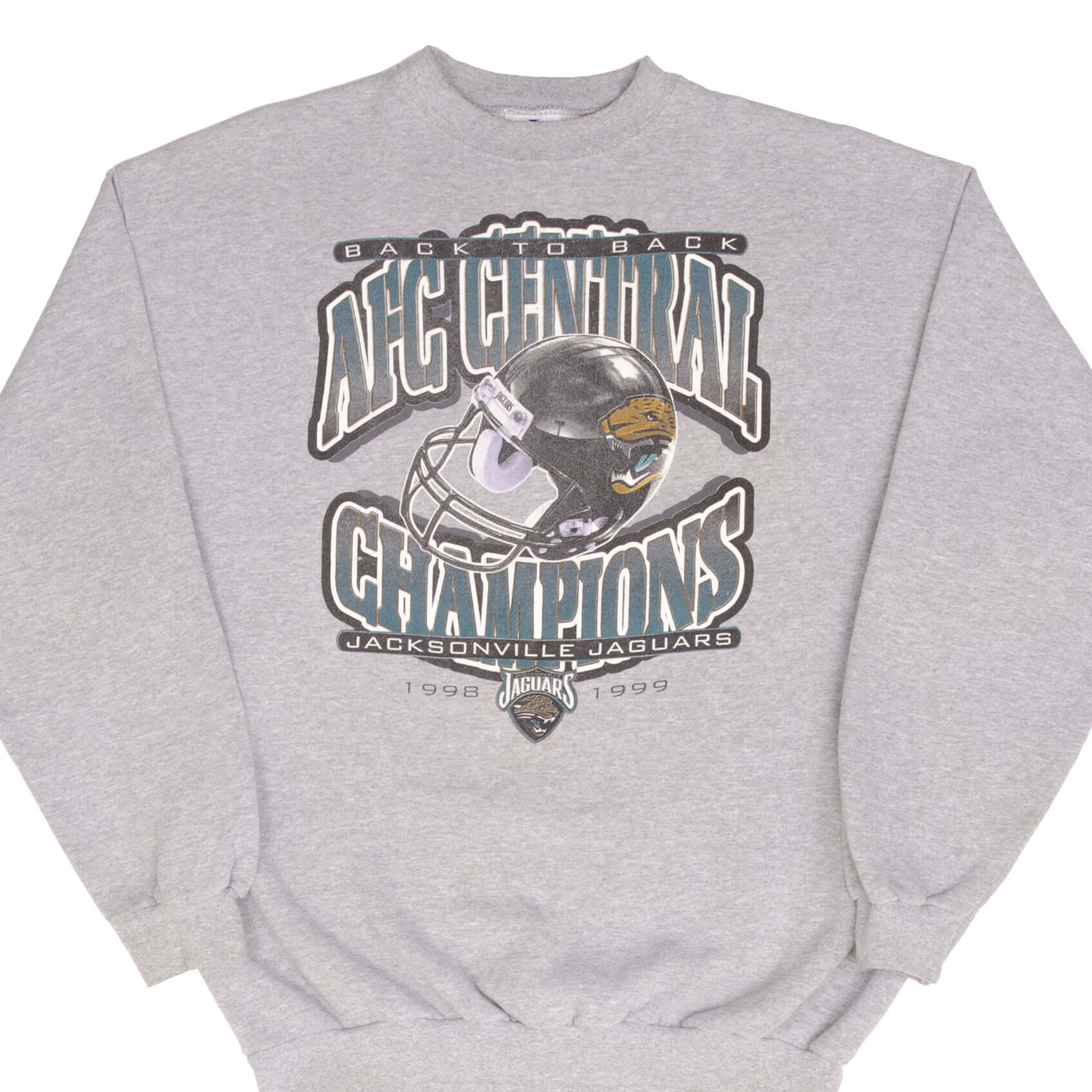 Vintage Nfl Jacksonville Jaguars Afc Champions 1999 Sweatshirt Size Large