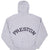 VINTAGE RUSSELL ATHLETIC PRESTON GREY ZIP UP HOODIE SWEATSHIRT 2000S XL
