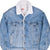 Vintage Levis Sherpa Trucker Blue Denim Jacket 1980S Size XL Made In Usa