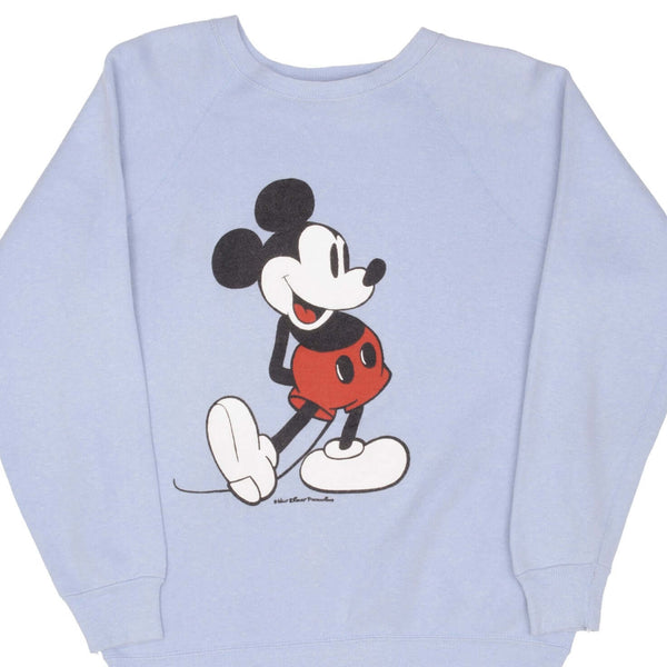 Vintage Disney Mickey Mouse Sweatshirt Size Medium Made In USA 1980S