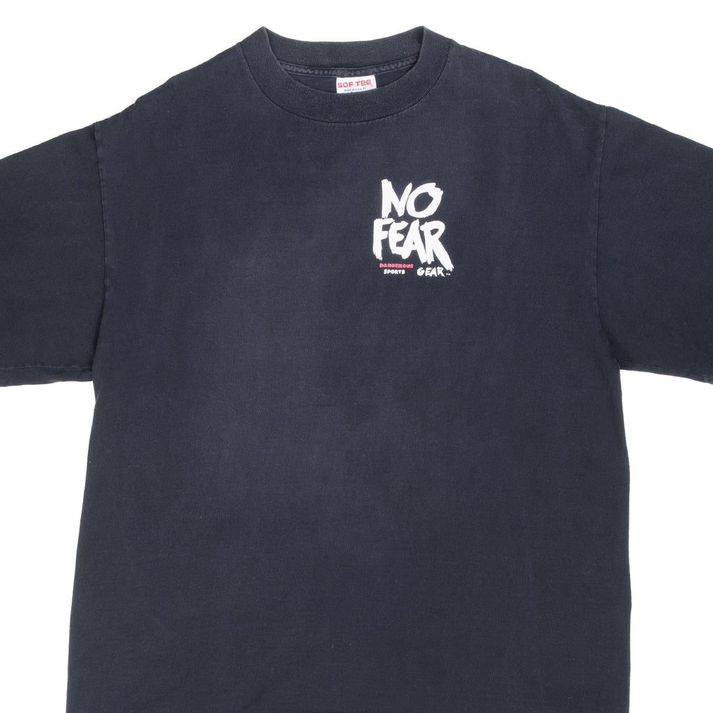 Vintage No Fear Gear Just Do You Tee Shirt 1990S Size Xl Made In Usa With Single Stitch Sleeves.