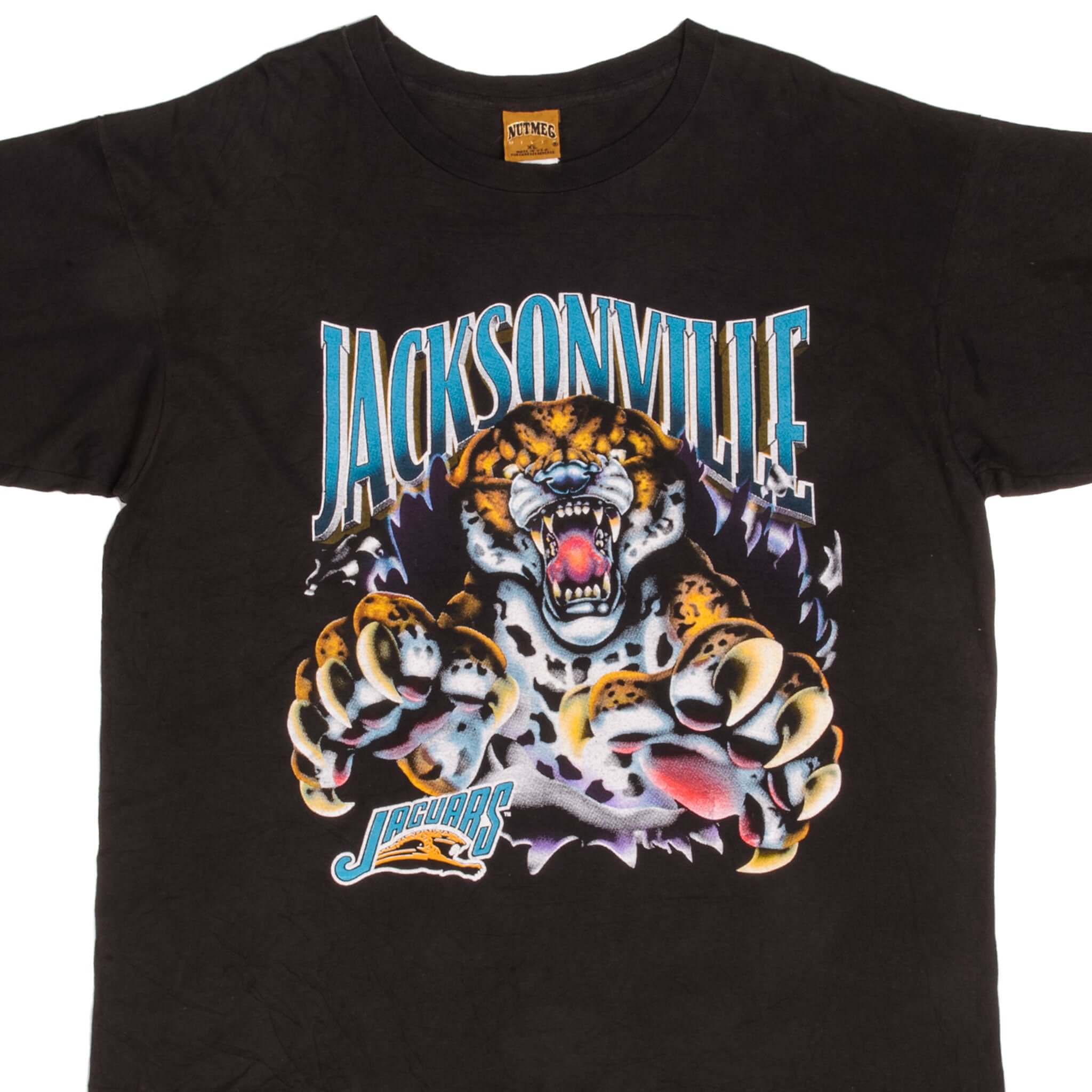 VINTAGE NFL JACKSONVILLE JAGUARS TEE SHIRT 1993 SIZE XL MADE IN USA
