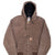 Vintage Carhartt Brown Hooded Active Jacket J68Cht 2001 Size Large